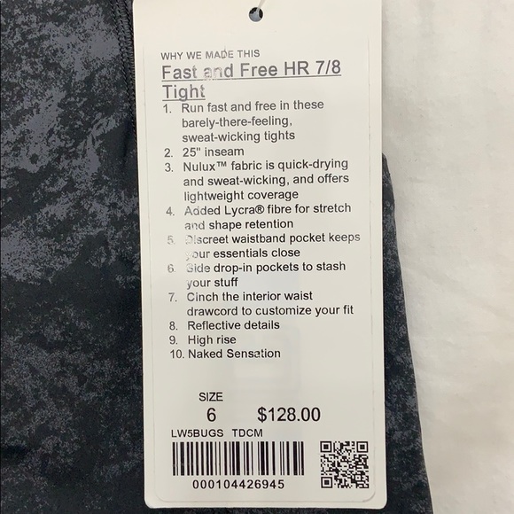 Lululemon Fast and Free 7/8 - Picture 5 of 5